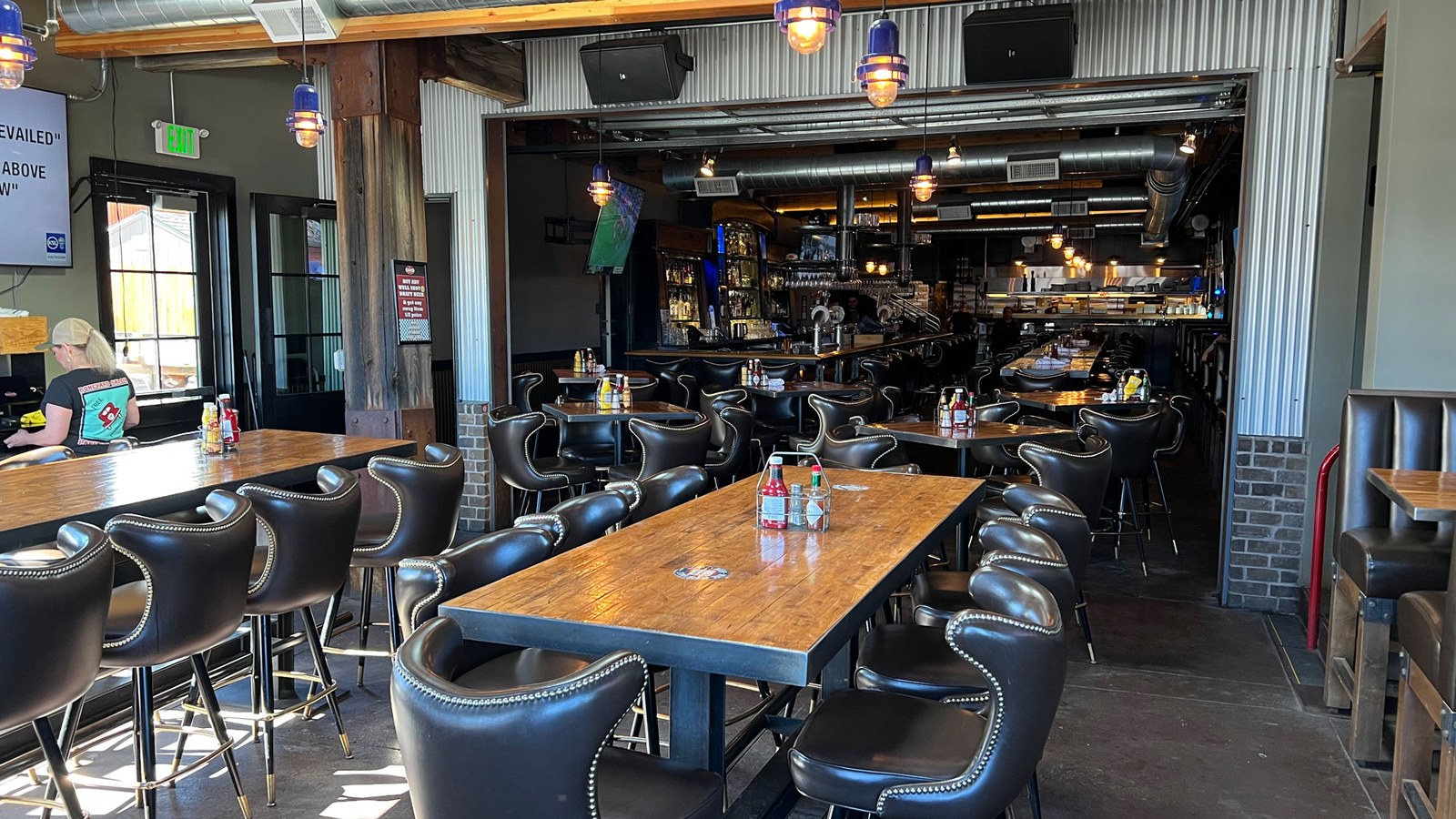 Cozy Method Park City burger guide: the dining room at Boneyard Saloon in The Yard on Kearns Boulevard in Park City