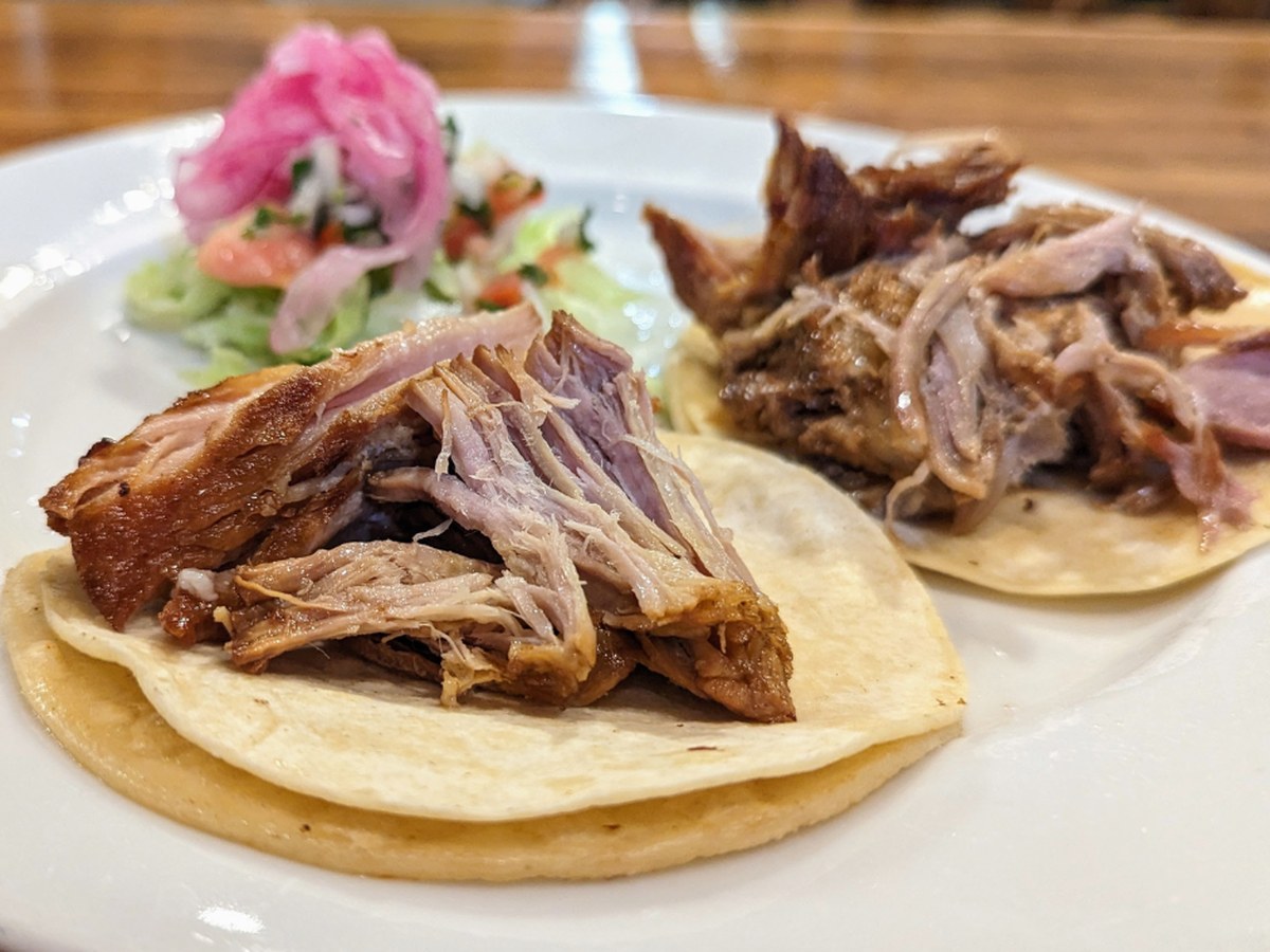 Cozy Method Park City Mexican restaurant guide: carnitas street tacos on handmade tortillas at Sergio's in Park City
