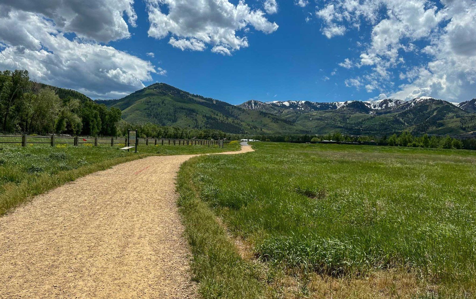 Cozy Method Park City experiences guide: the trail leading up to the action sports hill at Woodward Park City